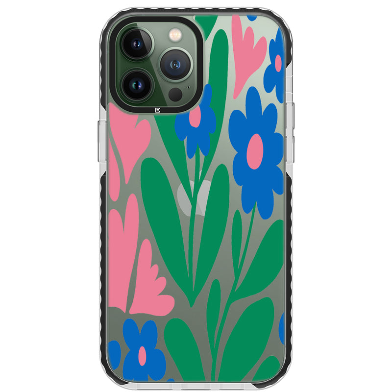 Blue Blossom Bouquet iPhone Case