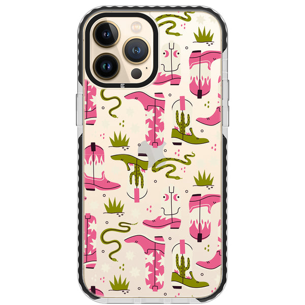 Pink Cowboy Boots Phone Case BingCases