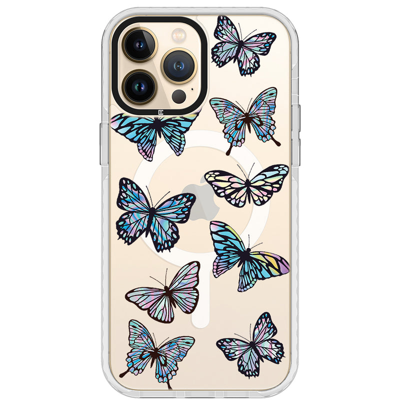 Gradient Butterflies iPhone Case