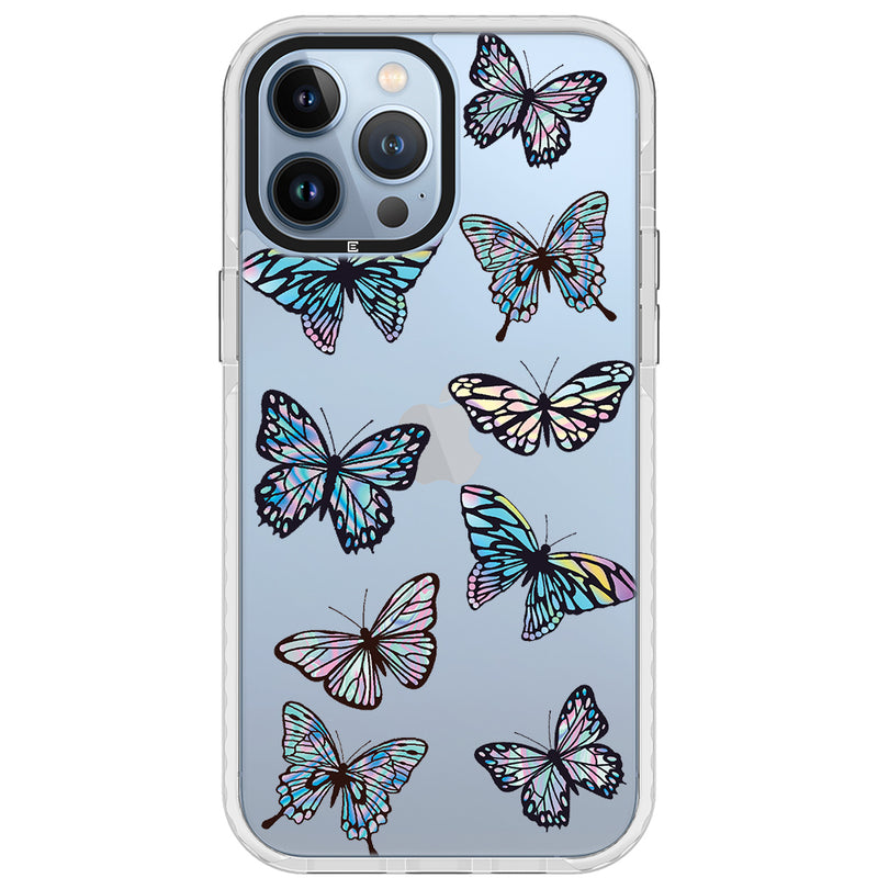 Gradient Butterflies iPhone Case