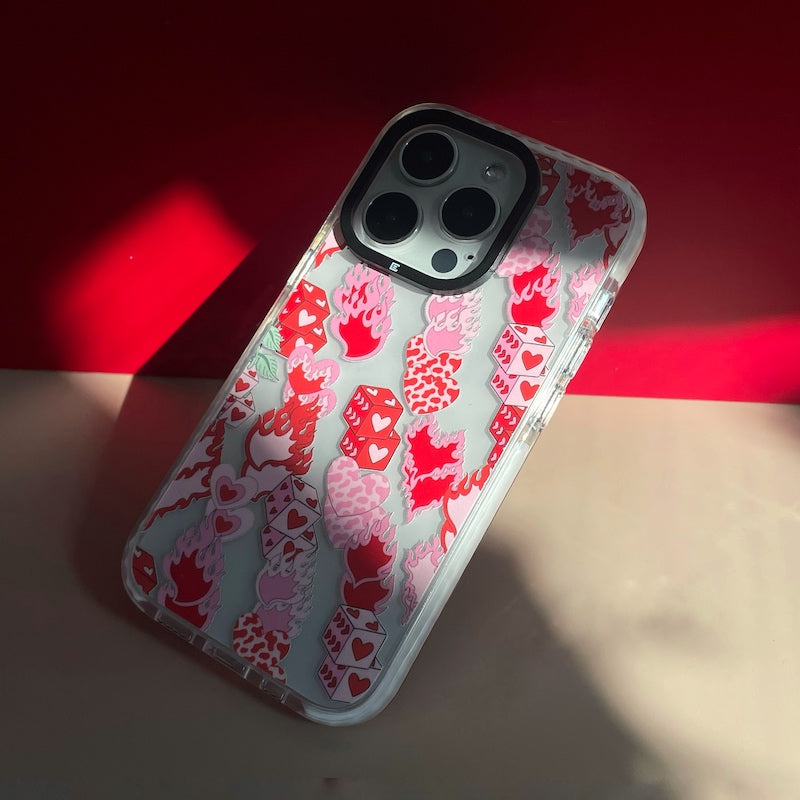 Fire and Dice iPhone Case