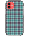 Mint Pink Plaid iPhone Case