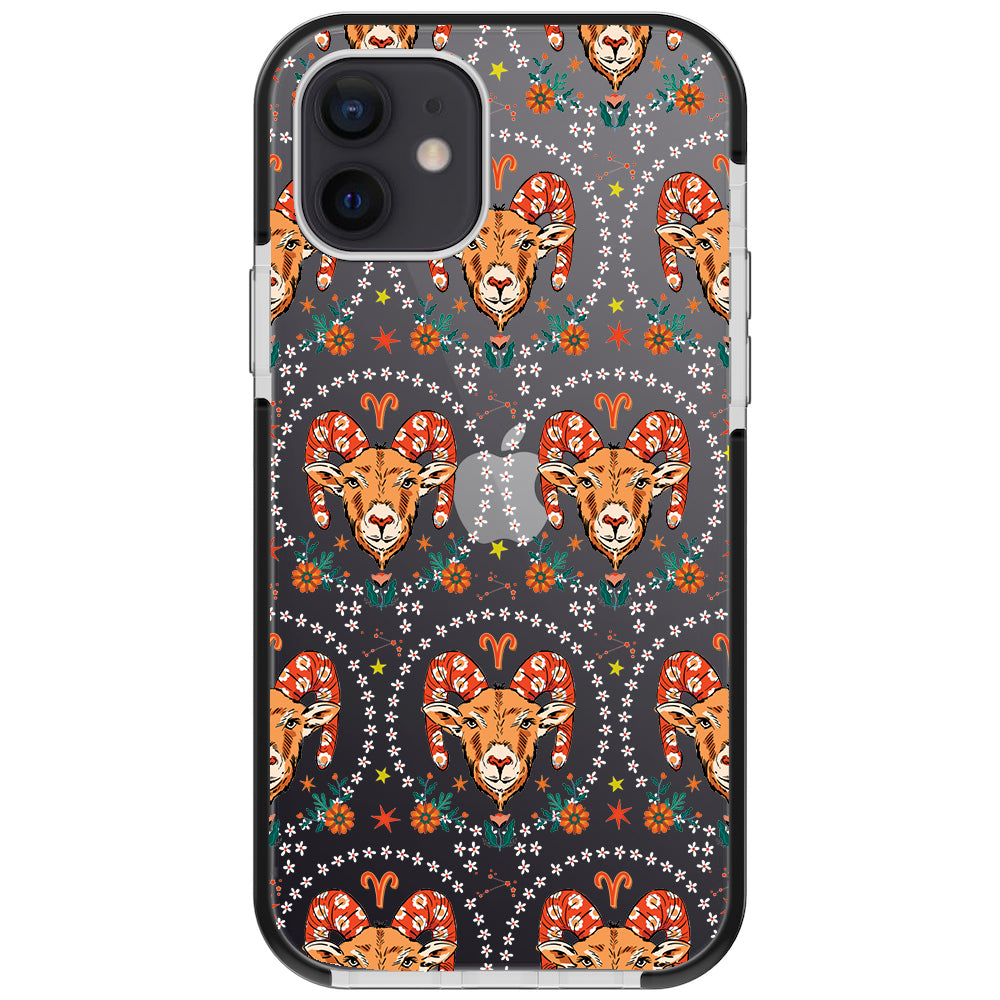 Aries - Zodiac Mosaic iPhone Case