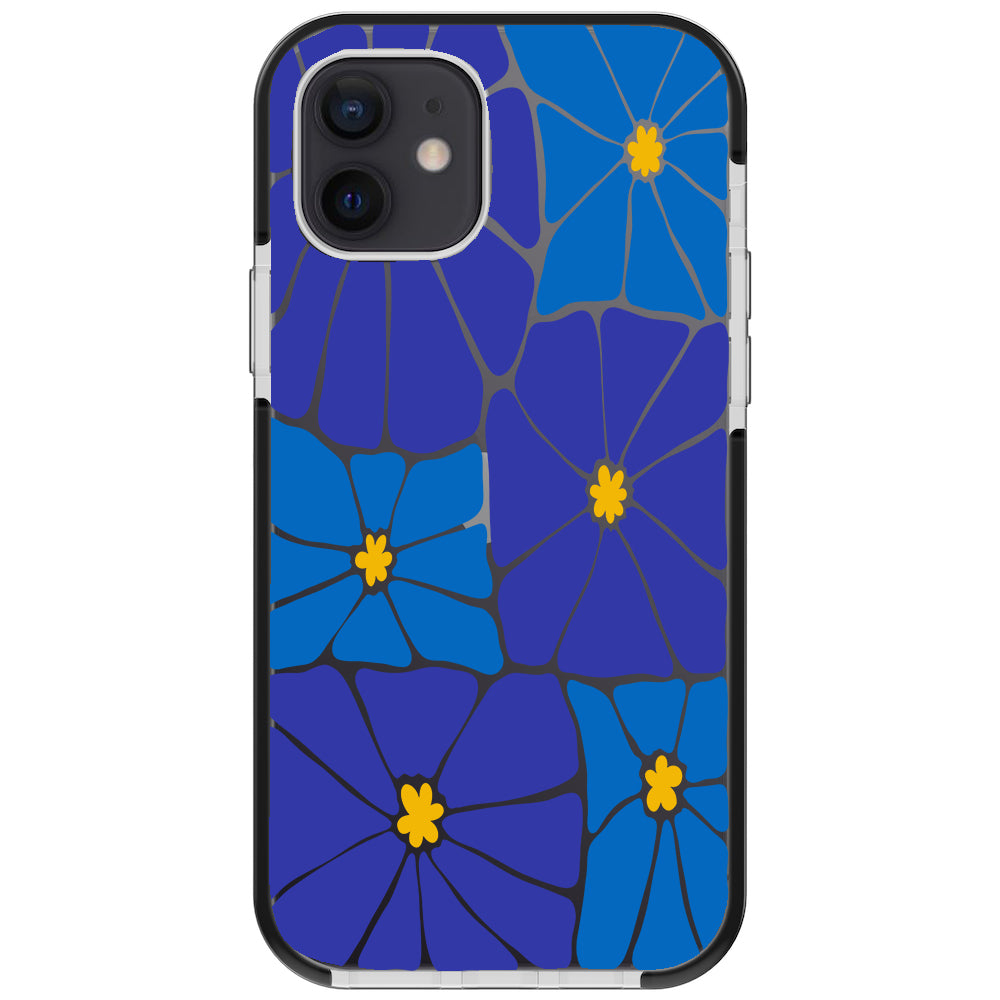 Azure Blooms iPhone Case