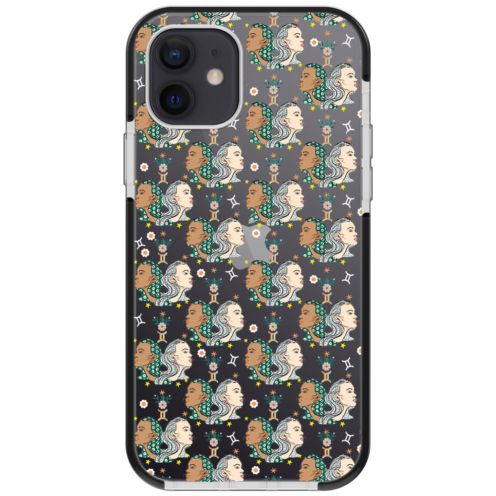 Gemini - Zodiac Mosaic iPhone Case