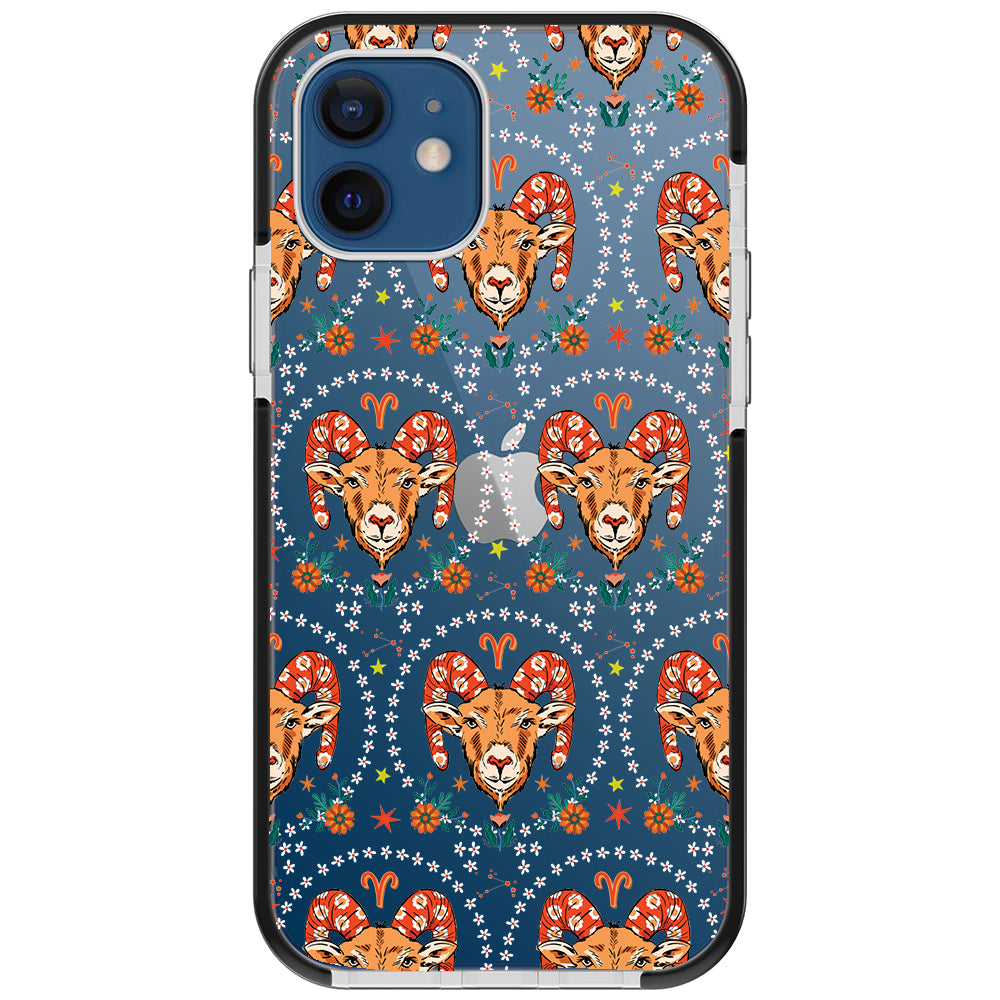 Aries - Zodiac Mosaic iPhone Case