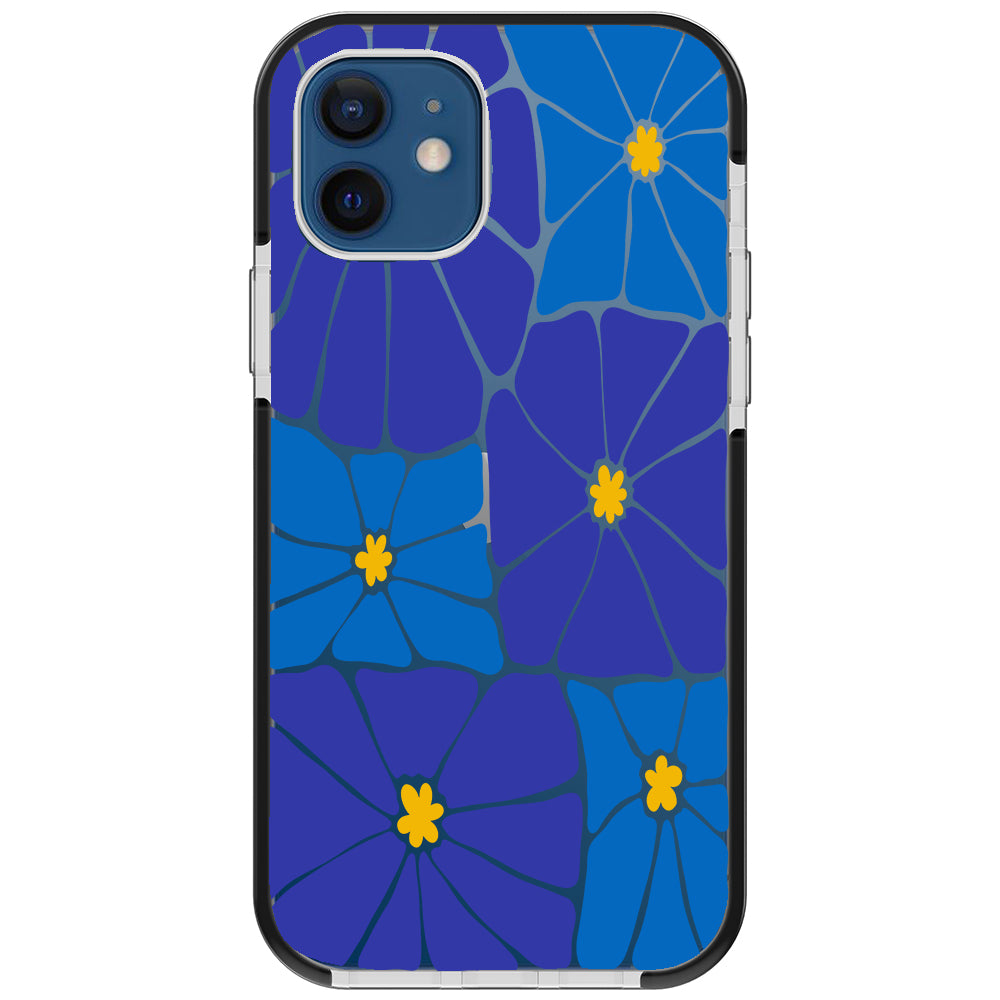 Azure Blooms iPhone Case