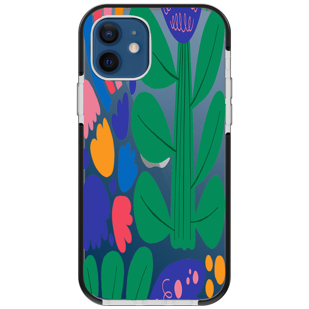 Color Blast Floral iPhone Case