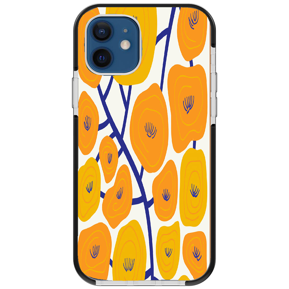 Orange Puppy Fields iPhone Case