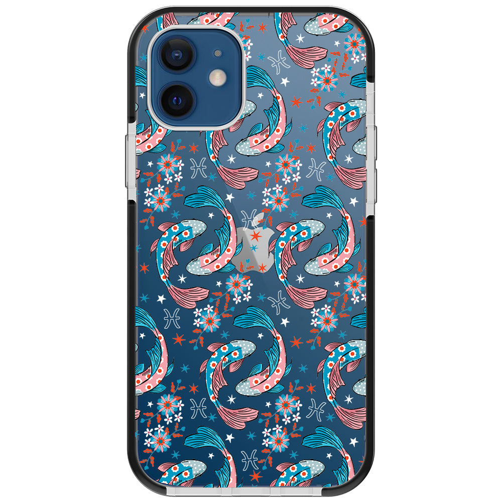 Pisces - Zodiac Mosaic iPhone Case