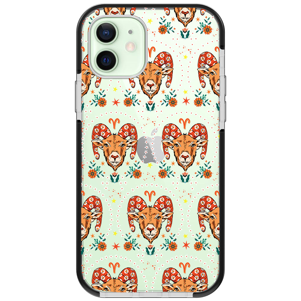 Aries - Zodiac Mosaic iPhone Case