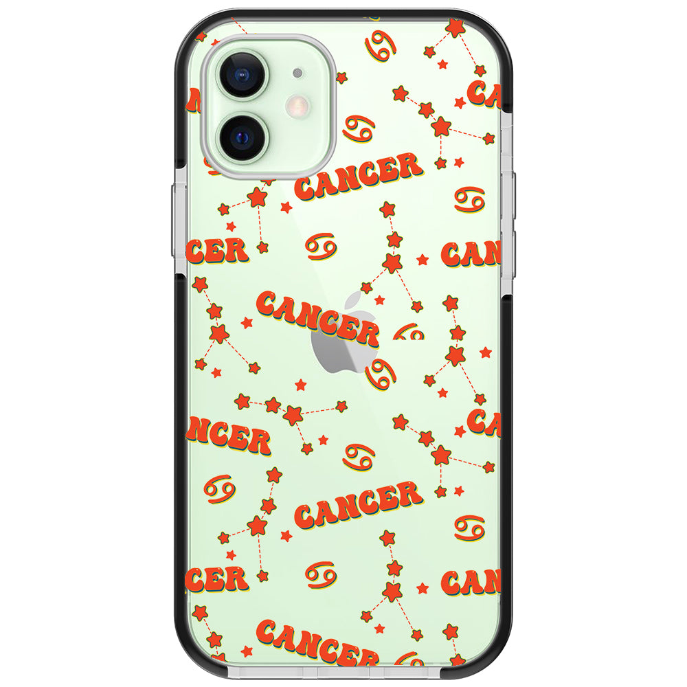 Cancer Celestial Monogram iPhone Case