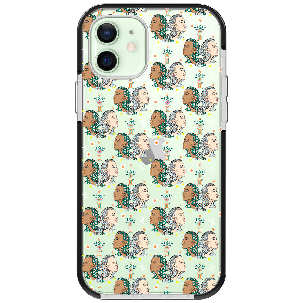 Gemini - Zodiac Mosaic iPhone Case