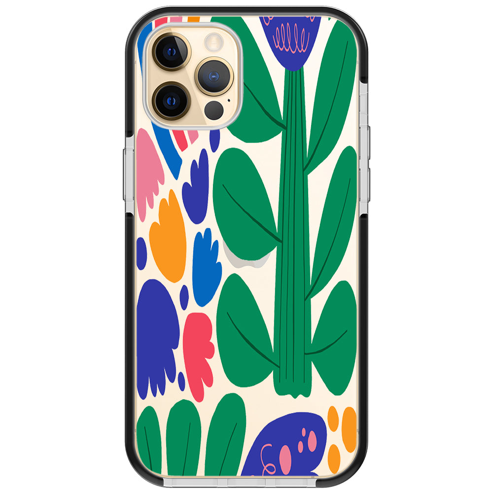 Color Blast Floral iPhone Case