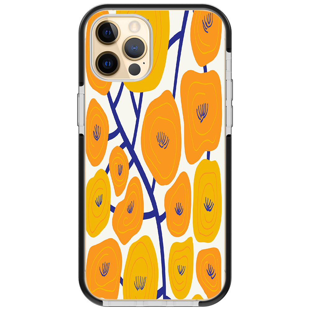 Orange Puppy Fields iPhone Case