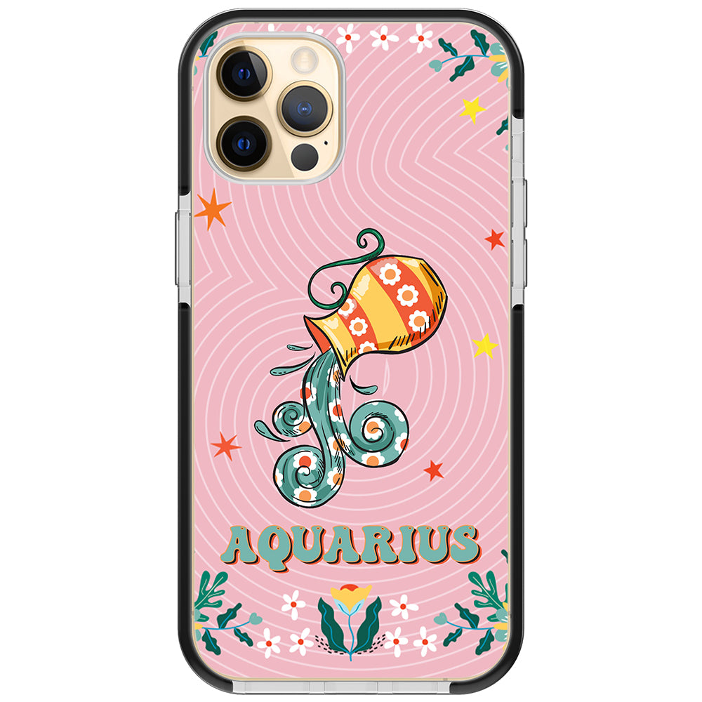 Aquarius Stellar Sign iPhone Case