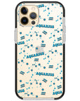 Aquarius Celestial Monogram iPhone Case