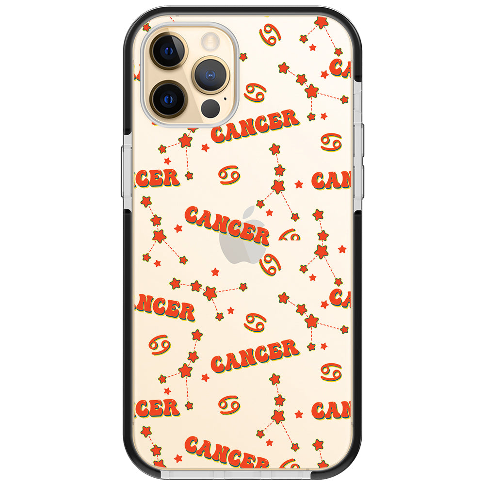 Cancer Celestial Monogram iPhone Case