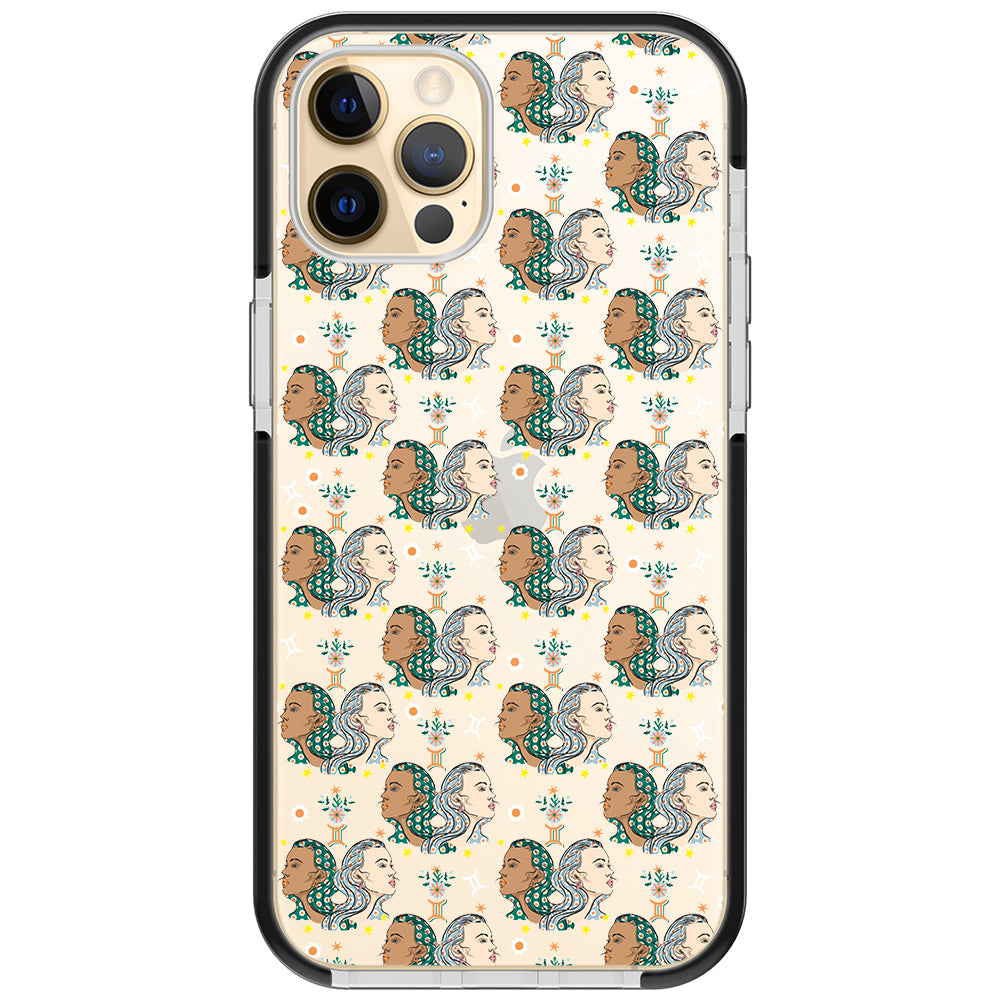 Gemini - Zodiac Mosaic iPhone Case