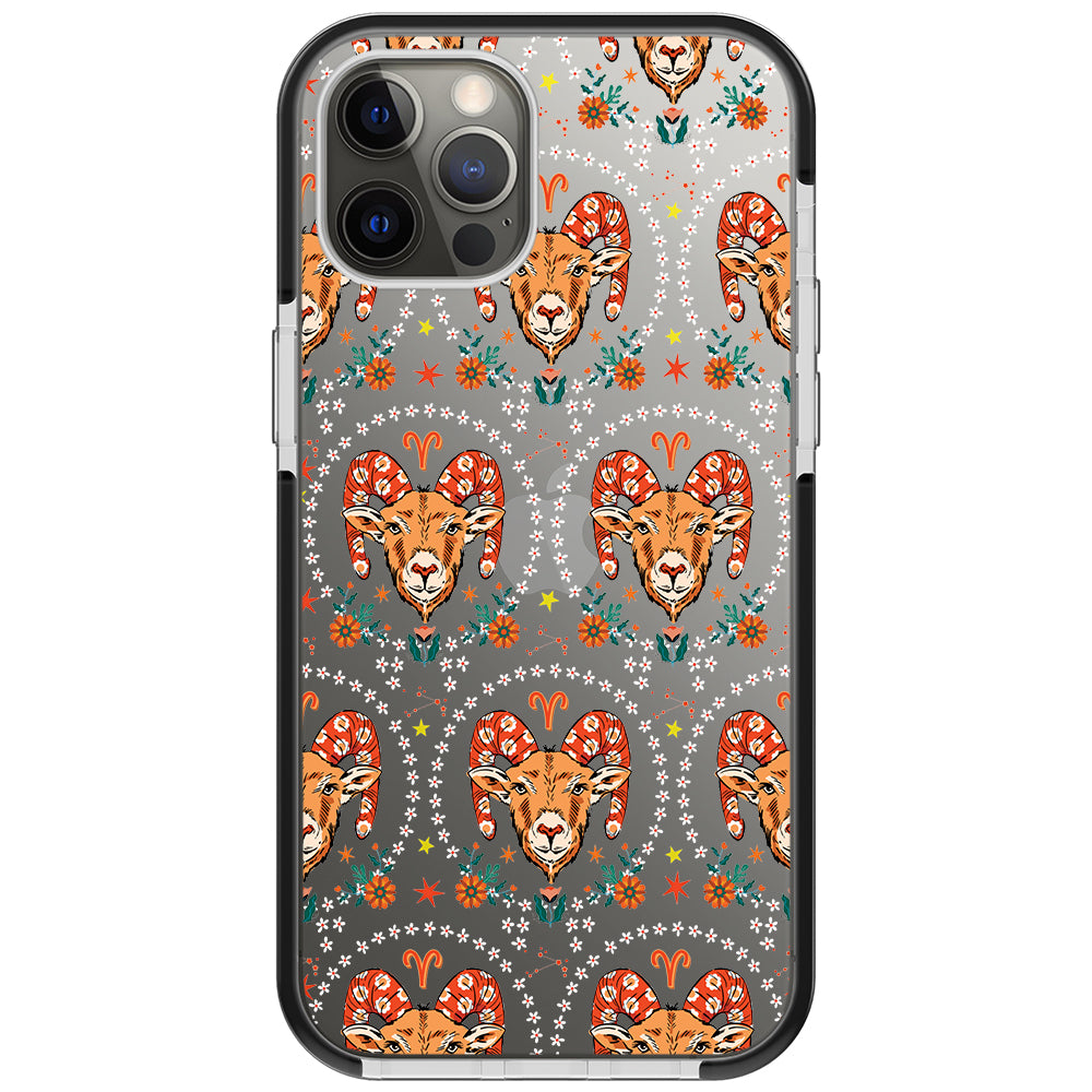 Aries - Zodiac Mosaic iPhone Case