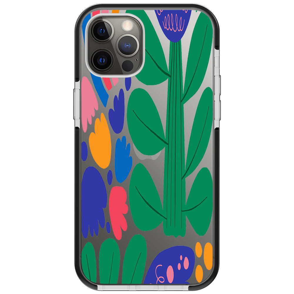 Color Blast Floral iPhone Case