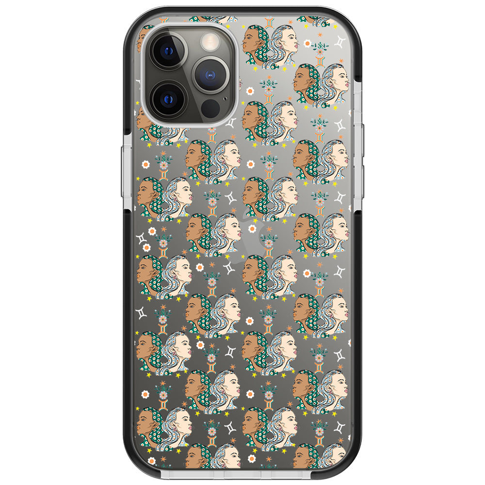 Gemini - Zodiac Mosaic iPhone Case