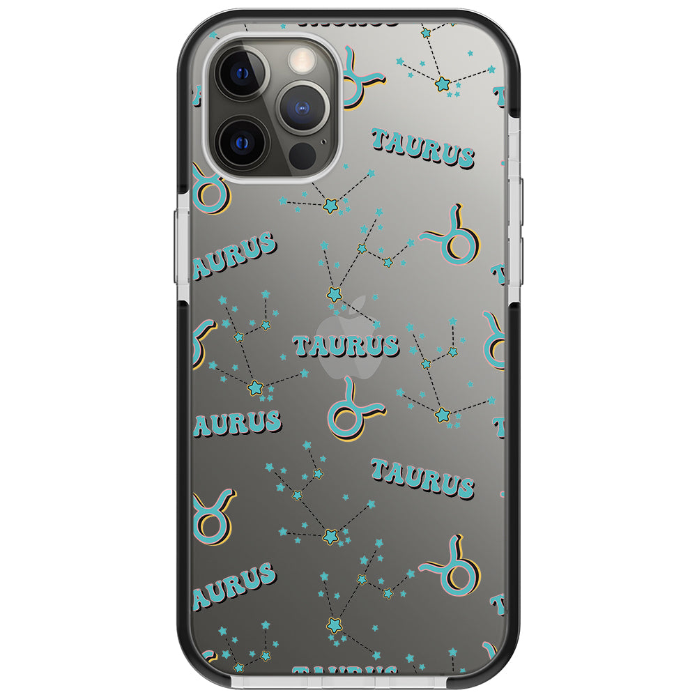 Taurus Celestial Monogram iPhone Case