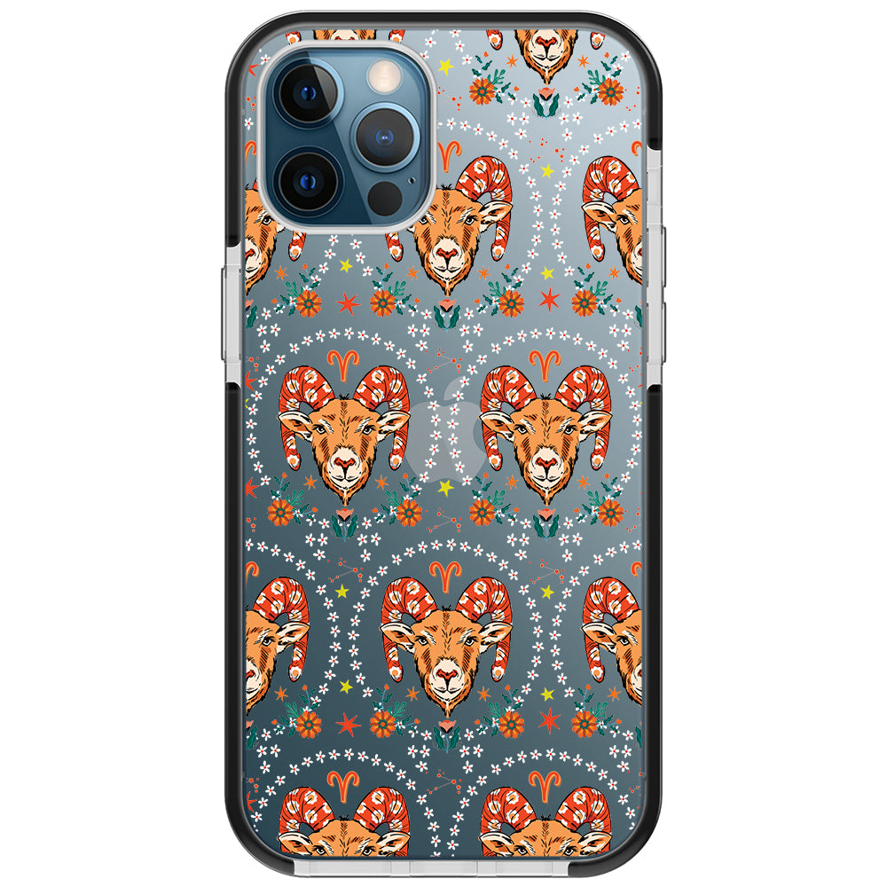 Aries - Zodiac Mosaic iPhone Case