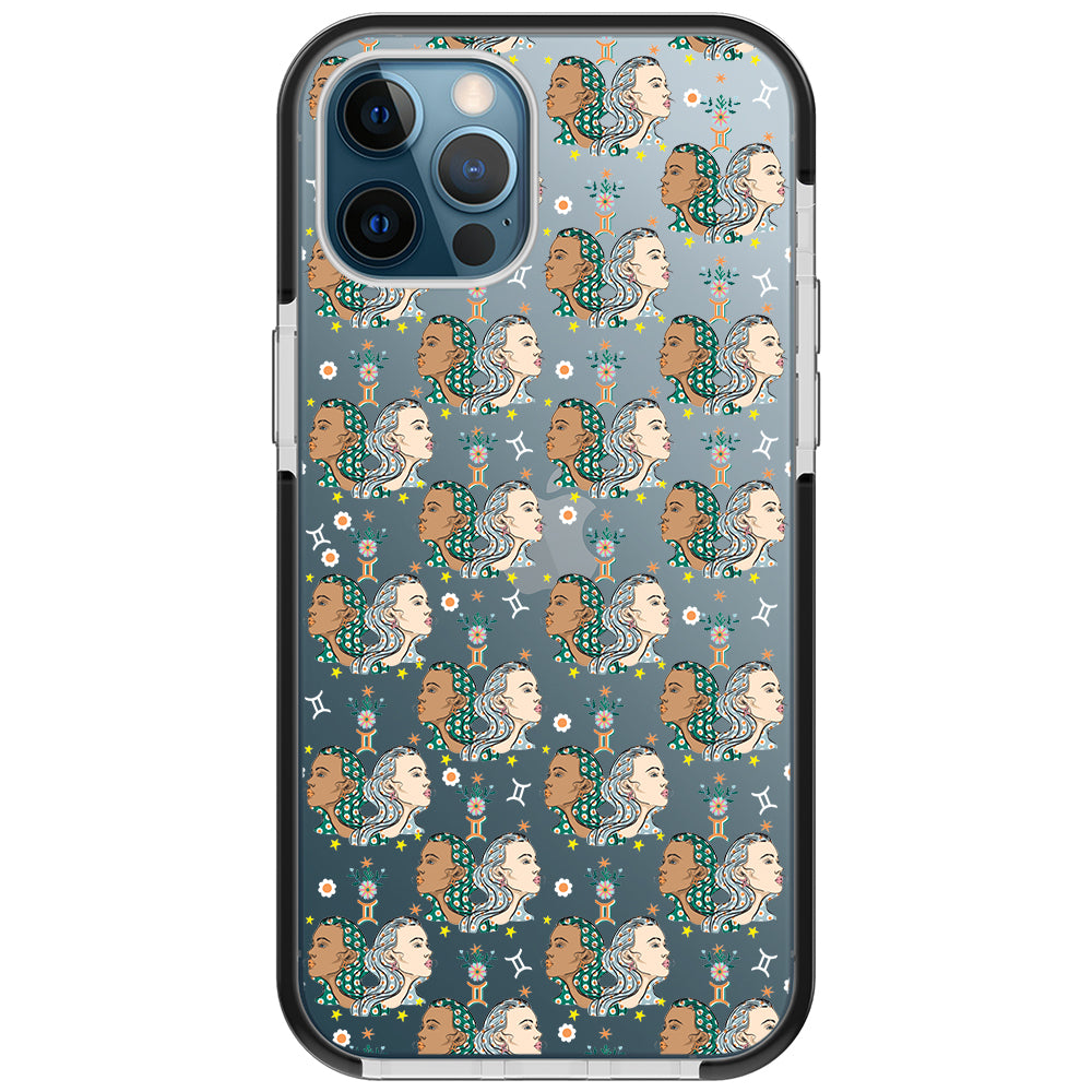 Gemini - Zodiac Mosaic iPhone Case