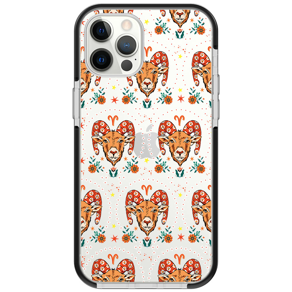 Aries - Zodiac Mosaic iPhone Case