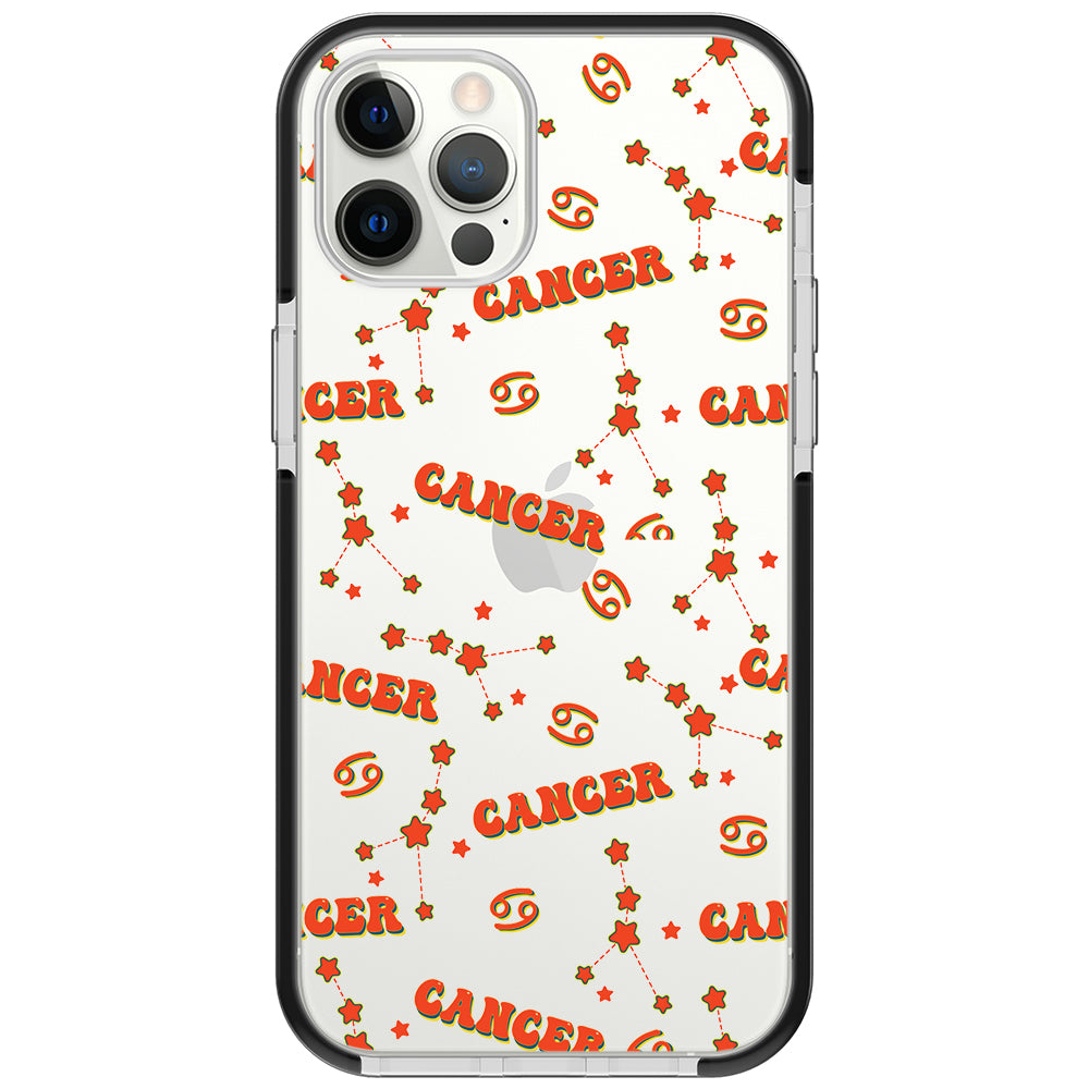 Cancer Celestial Monogram iPhone Case