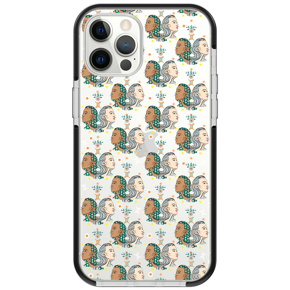 Gemini - Zodiac Mosaic iPhone Case