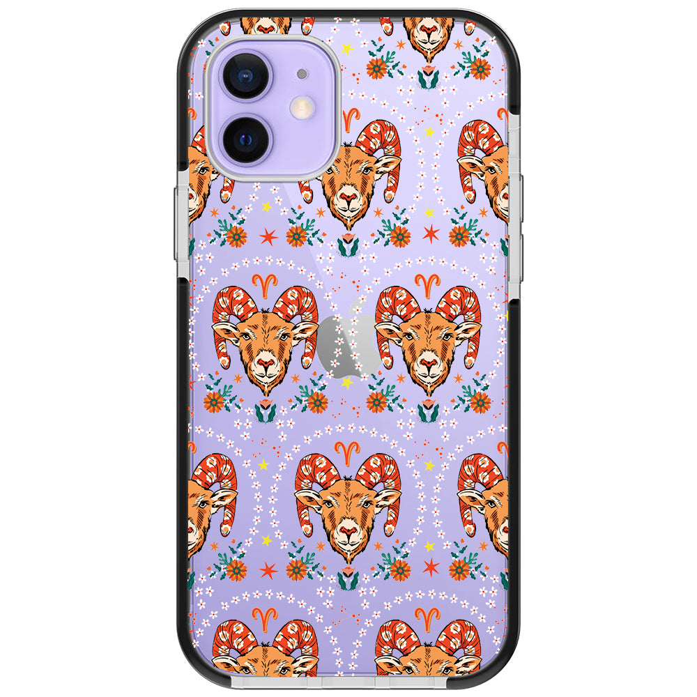 Aries - Zodiac Mosaic iPhone Case