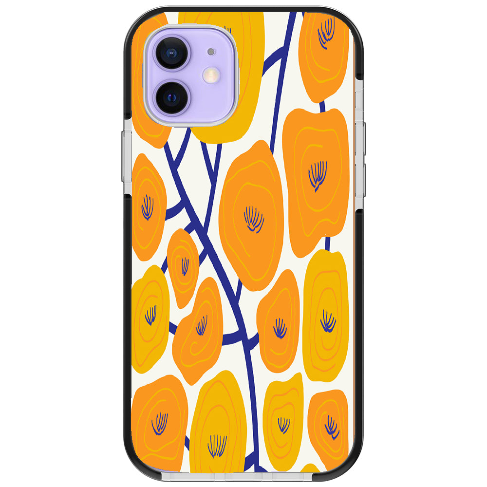 Orange Puppy Fields iPhone Case