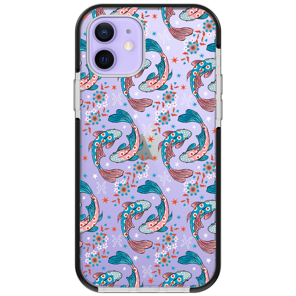 Pisces - Zodiac Mosaic iPhone Case