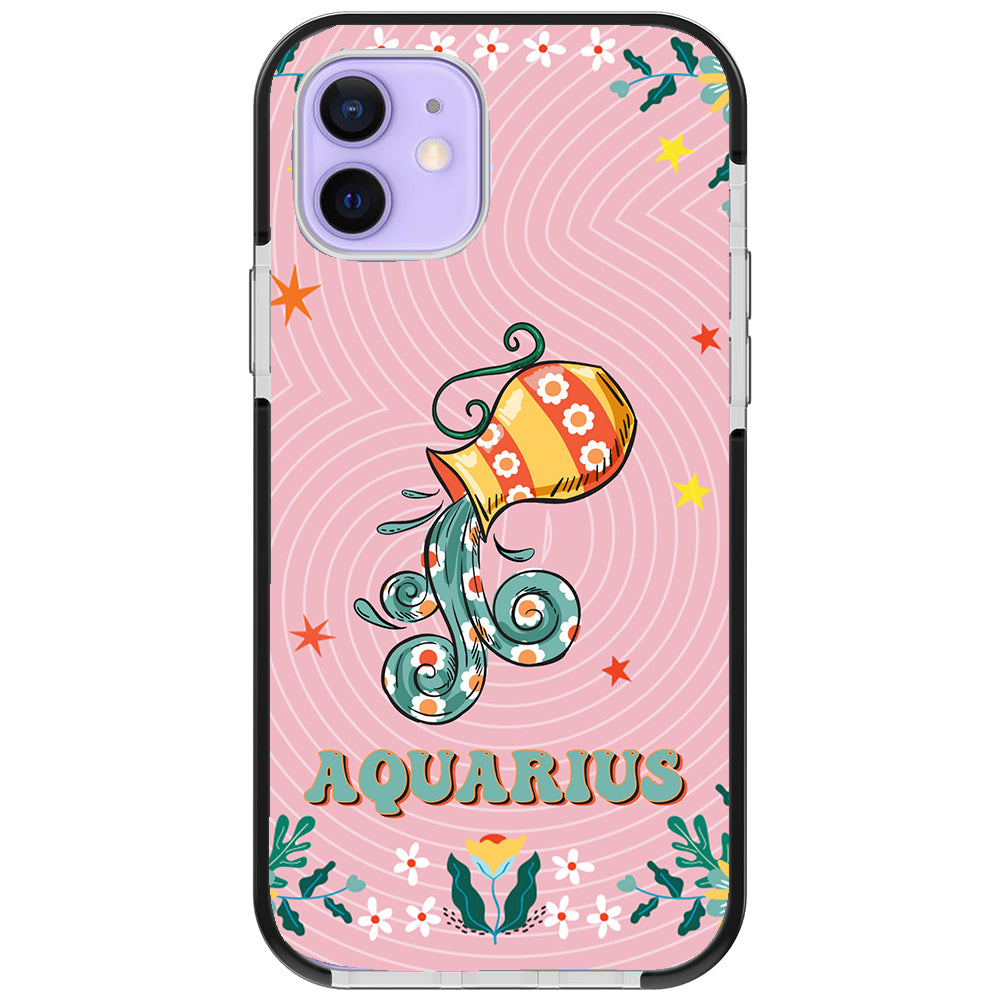 Aquarius Stellar Sign iPhone Case