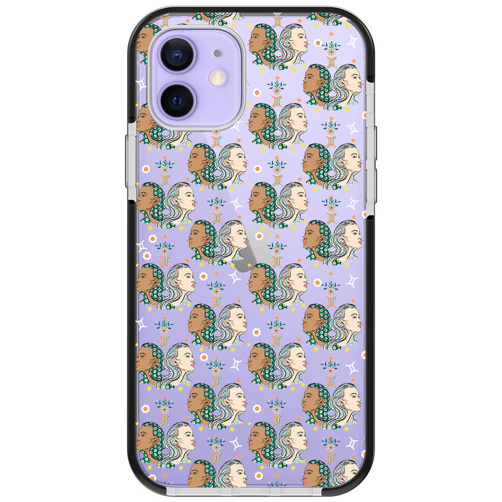 Gemini - Zodiac Mosaic iPhone Case