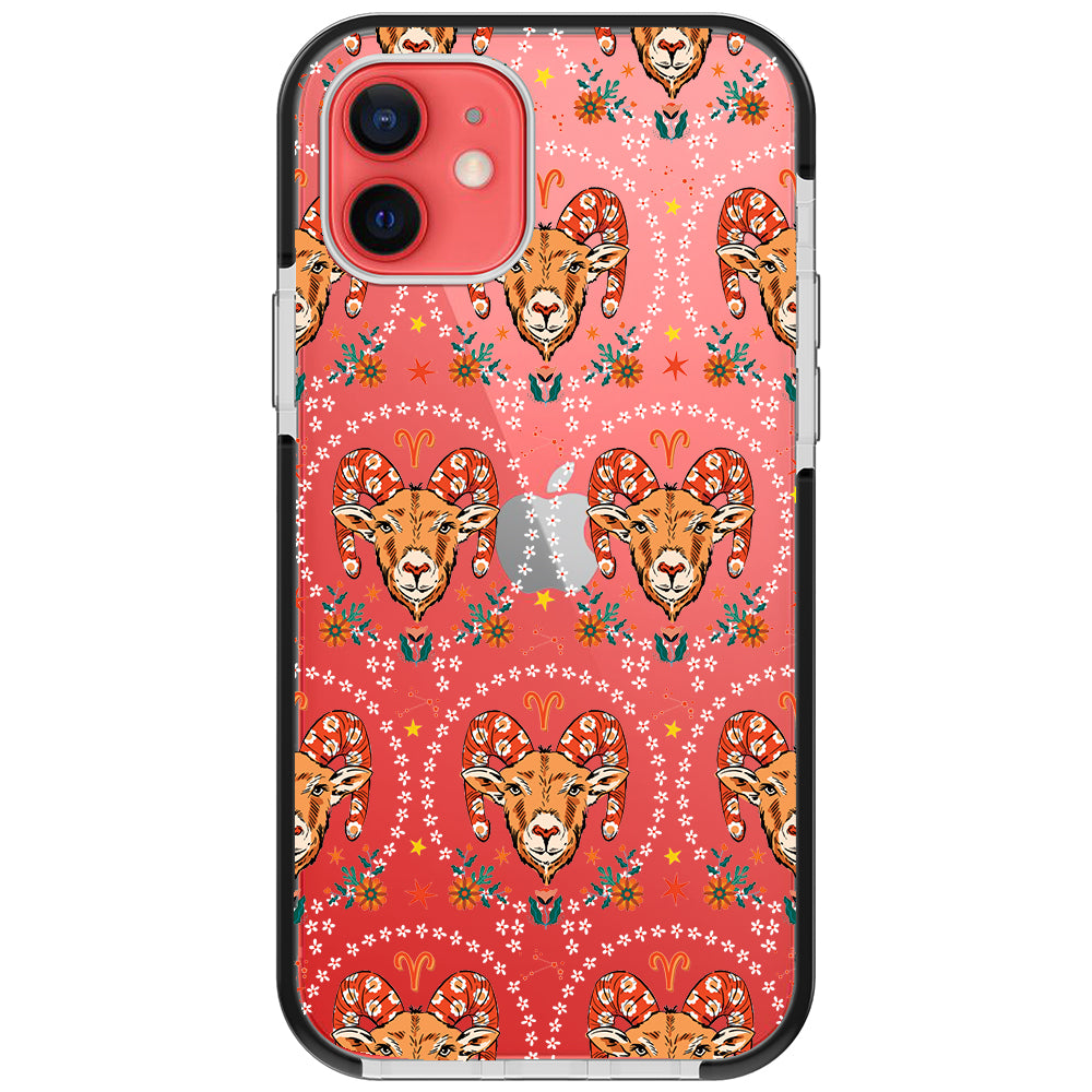 Aries - Zodiac Mosaic iPhone Case