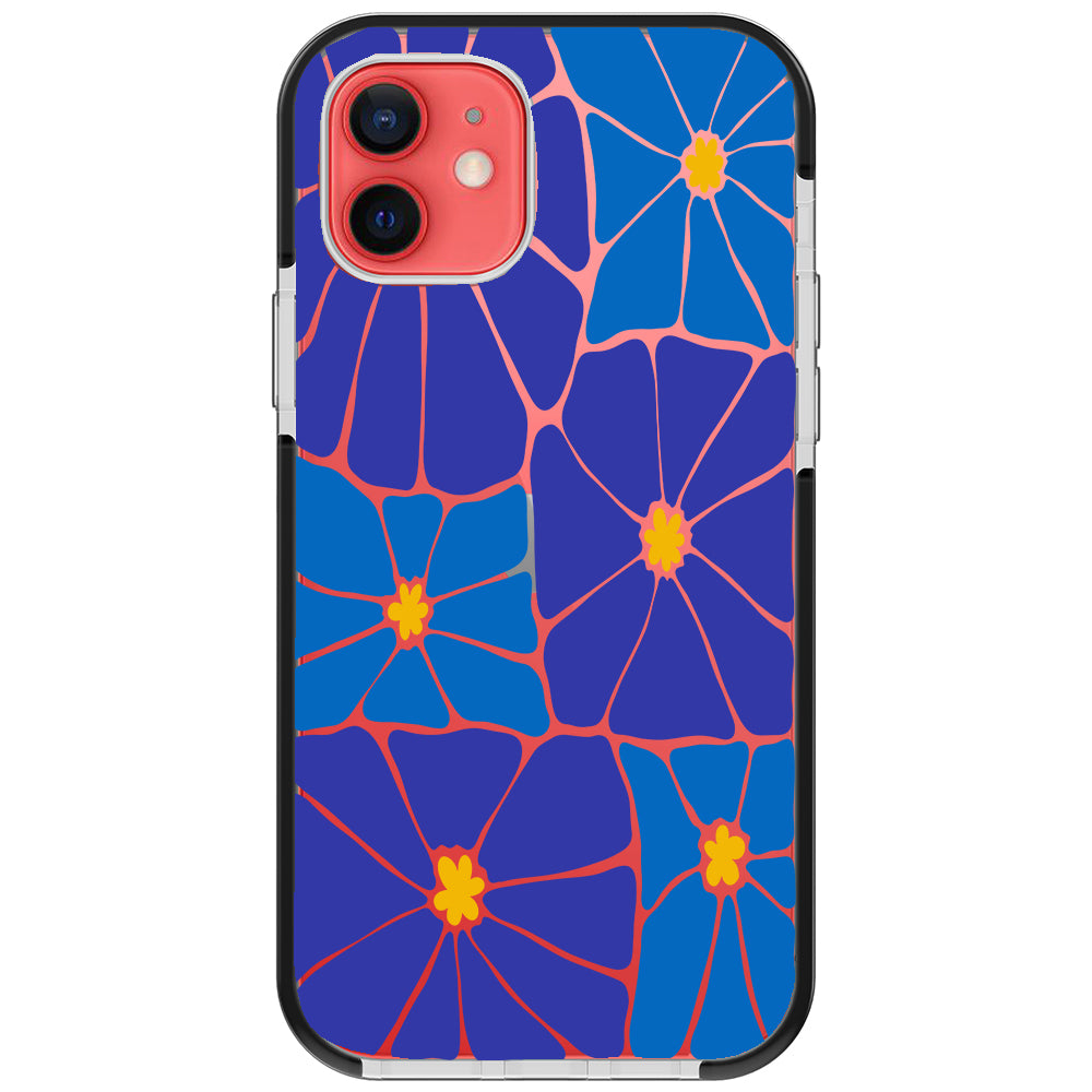 Azure Blooms iPhone Case