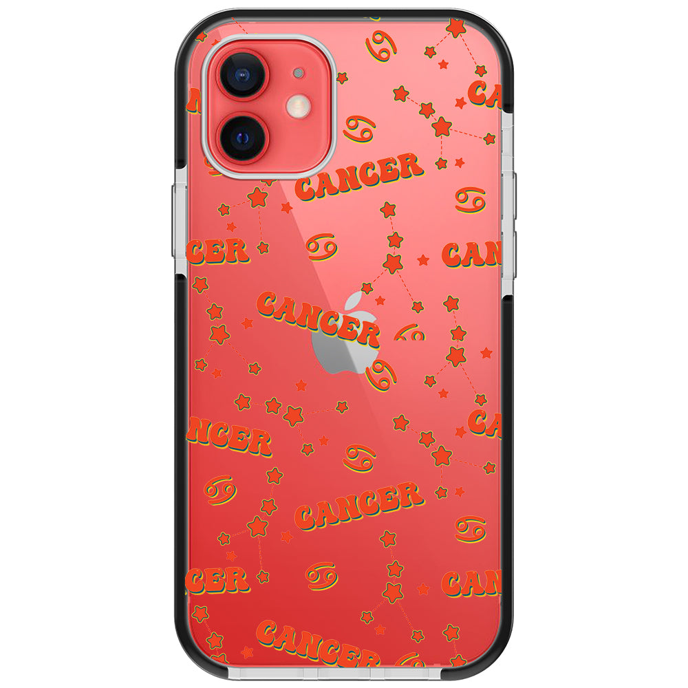 Cancer Celestial Monogram iPhone Case