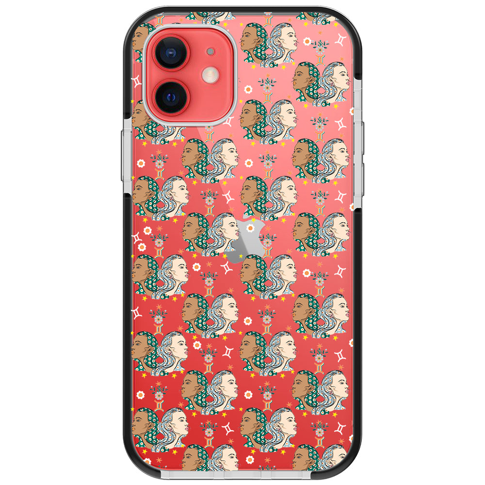 Gemini - Zodiac Mosaic iPhone Case