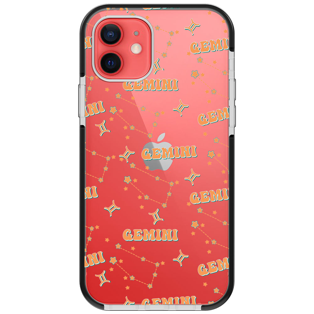 Gemini Celestial Monogram iPhone Case