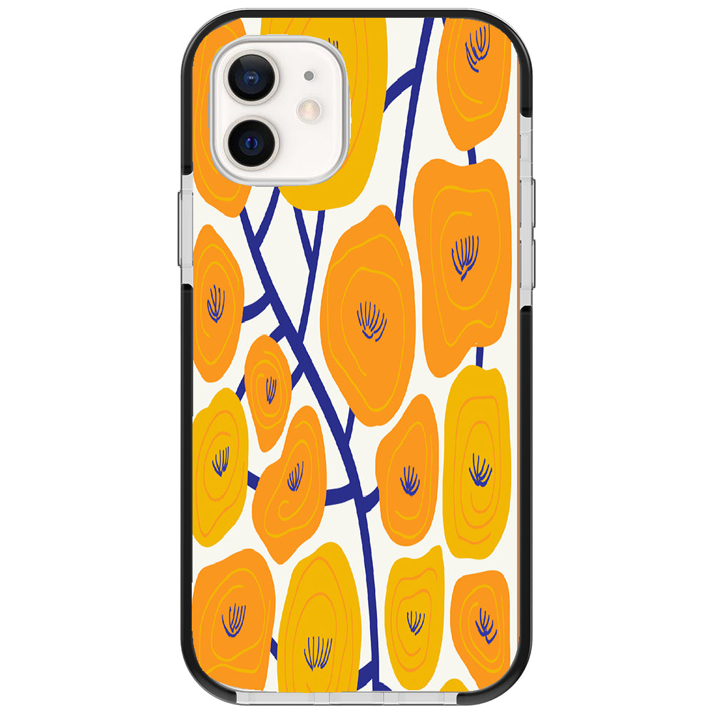 Orange Puppy Fields iPhone Case