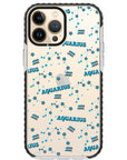 Aquarius Celestial Monogram iPhone Case