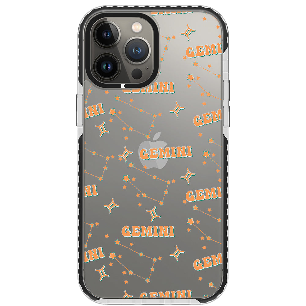 Gemini Celestial Monogram iPhone Case