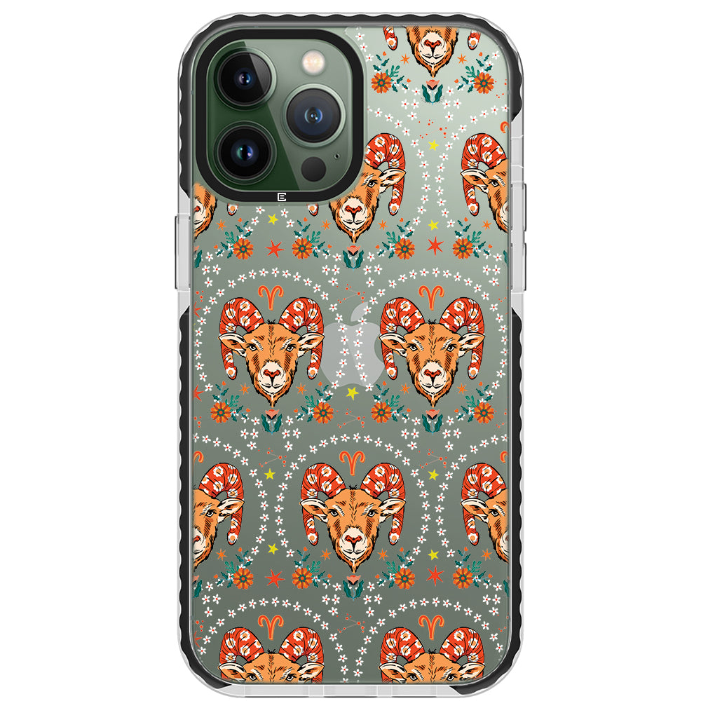 Aries - Zodiac Mosaic iPhone Case