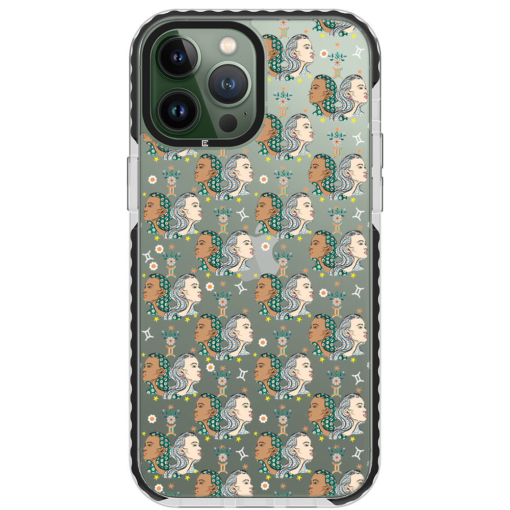 Gemini - Zodiac Mosaic iPhone Case