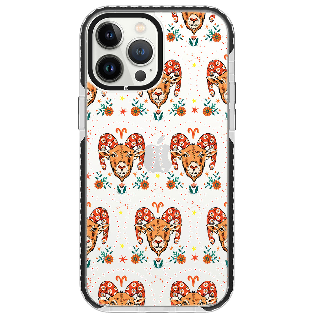 Aries - Zodiac Mosaic iPhone Case