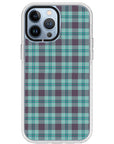 Mint Green Plaid iPhone Case