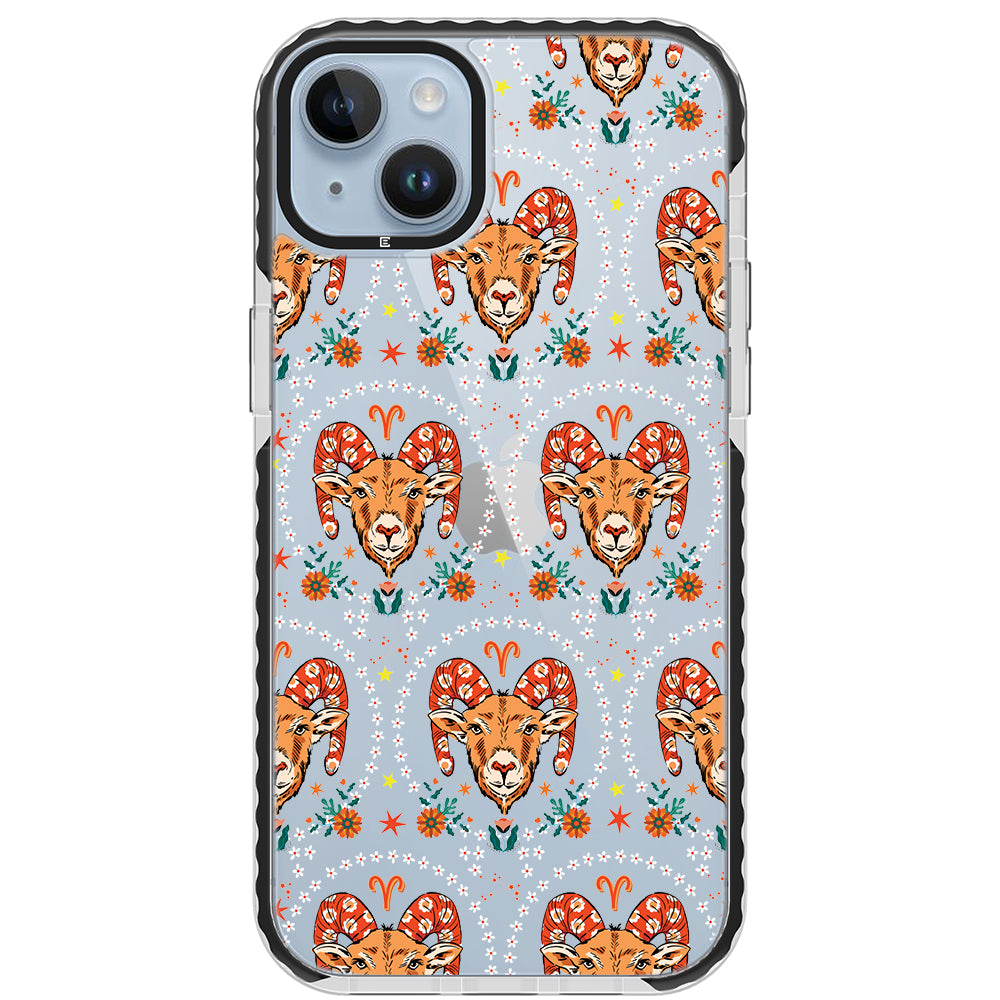 Aries - Zodiac Mosaic iPhone Case